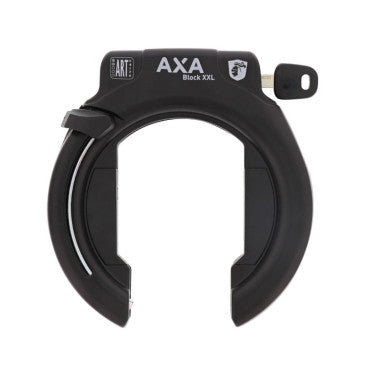 ANTIVOL VELO FER A CHEVAL AXA BLOCK XXL NOIR GRANDE OUVERTURE 58mm NOIR (SANS FIXATION) - SECURITE NIVEAU 12/15 - HOMOLOGUE FUB 2 ETOILES