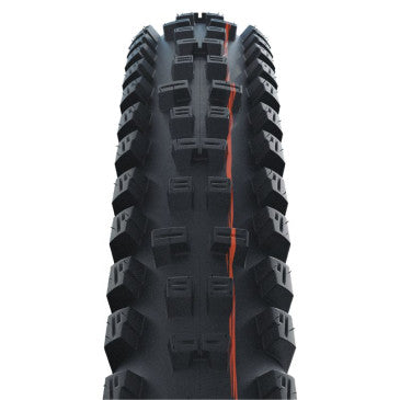 PNEU VTT GRAVITY / VAE 27.5 X 2.40 SCHWALBE TACKY CHAN ADDIX SUPER GRAVITY SOFT NOIR TLE TUBELESS/TUBETYPE TS (62-584) (650B) COMPATIBLE VAE