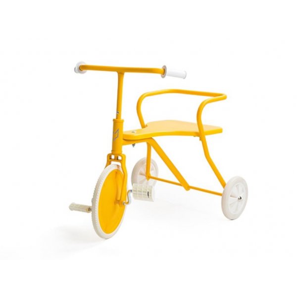Tricycle fox rider jaune