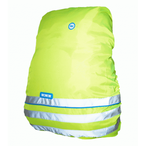 WOWOW FUN BAG COVER jaune fluo pour cartable/sac à dos
