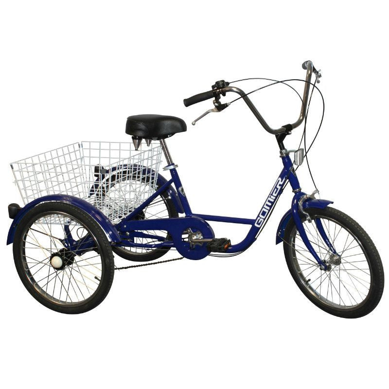 Tricycle adulte bleu