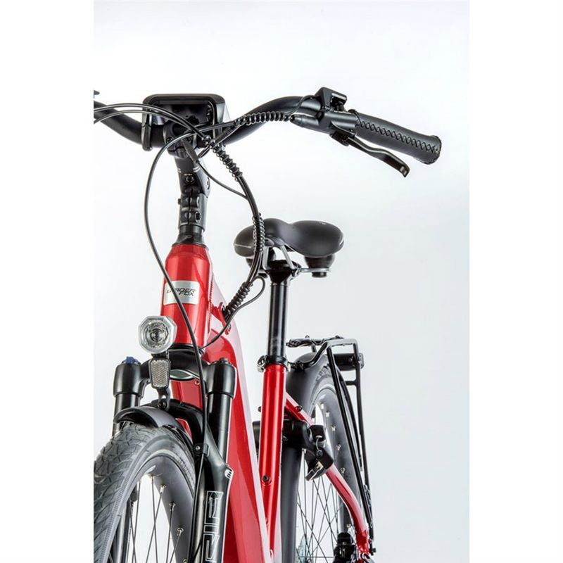 Vélo électrique saga rouge 28"